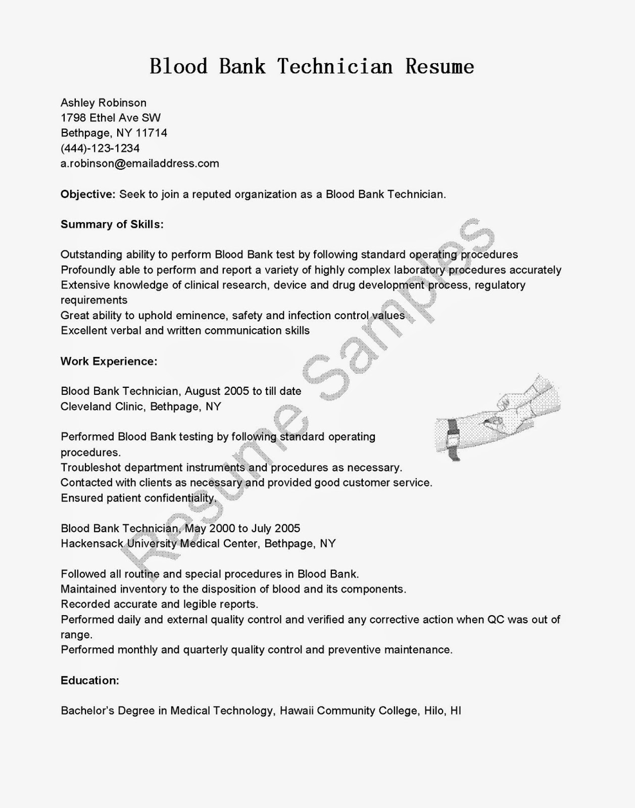 Resume examples banker
